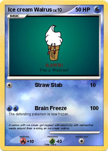 Pokemon Ice cream Walrus