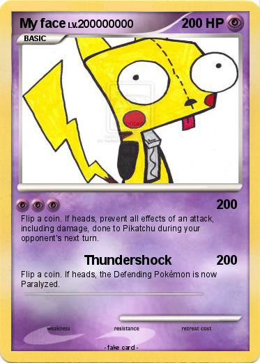Pokemon My face