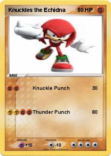 Pokemon Knuckles the Echidna