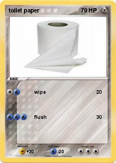 Pokemon toilet paper