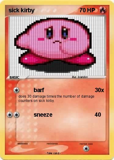 Pokemon sick kirby