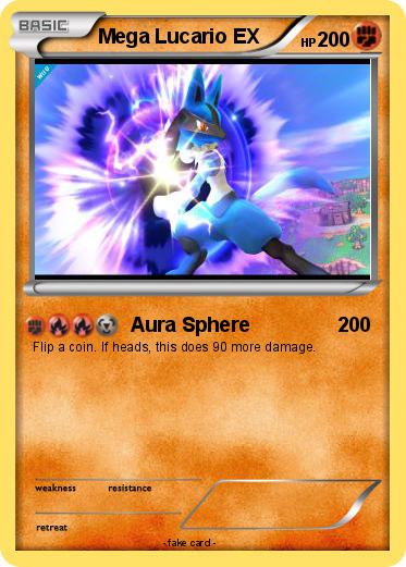 Pokemon Mega Lucario EX