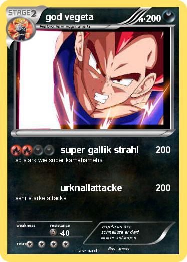 Pokemon god vegeta