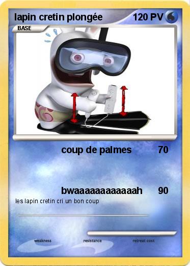 Pokemon lapin cretin plongée