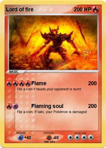 Pokemon Lord of fire