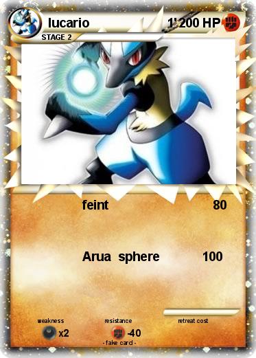 Pokemon lucario                      1'
