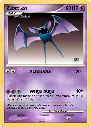 Pokemon Zubat