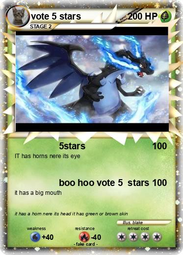 Pokemon vote 5 stars