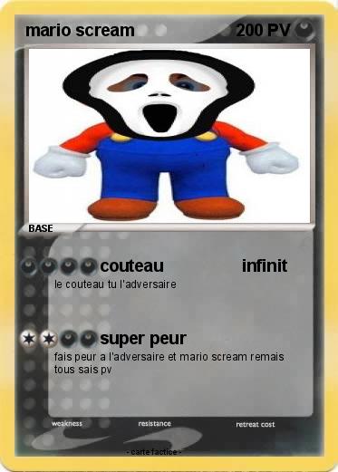 Pokemon mario scream