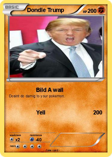 Pokemon Dondle Trump