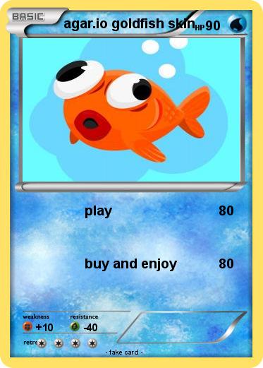 Pokemon agar.io goldfish skin