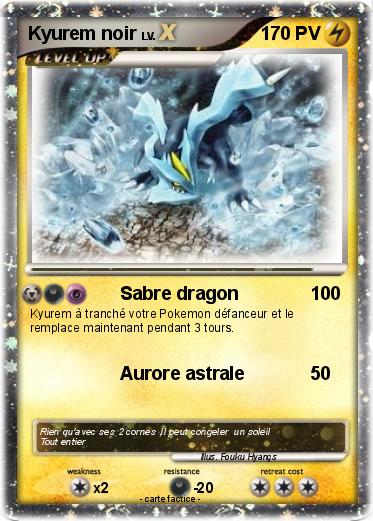 Pokemon Kyurem noir
