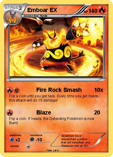 Pokemon Emboar EX