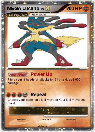Pokemon MEGA Lucario
