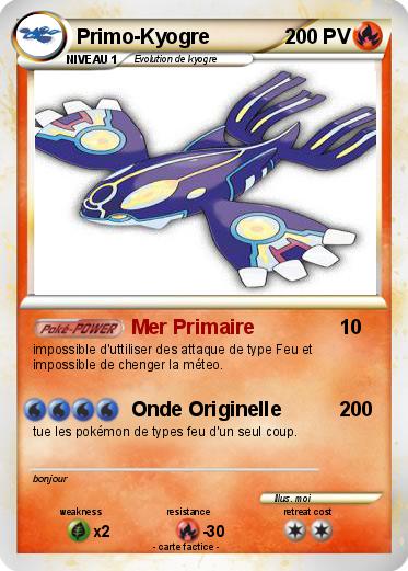 Pokemon Primo-Kyogre