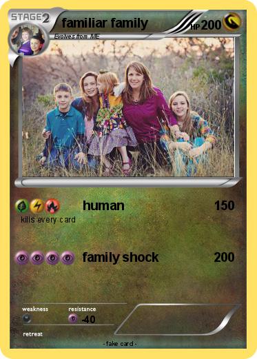 Pokemon familiar family