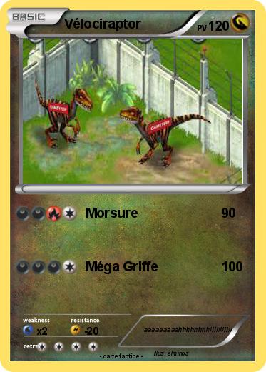 Pokemon Vélociraptor