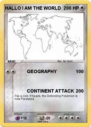 Pokemon HALLO I AM THE WORLD
