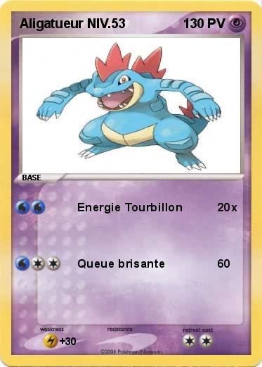 Pokemon Aligatueur NIV.53
