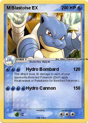 Pokemon M Blastoise EX