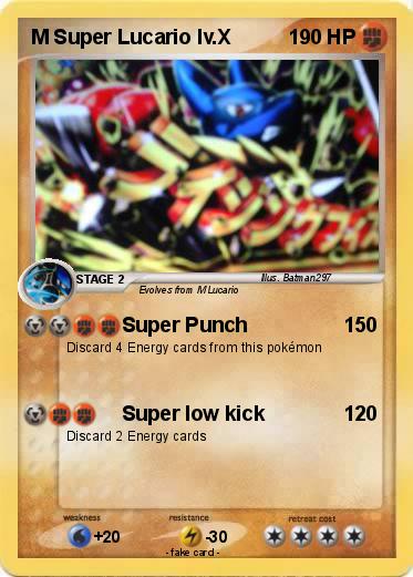 Pokemon M Super Lucario lv.X