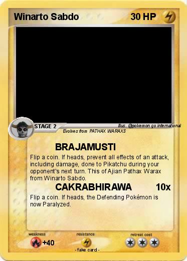 Pokemon Winarto Sabdo