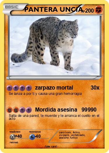 Pokemon PANTERA UNCIA