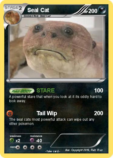Pokemon Seal Cat