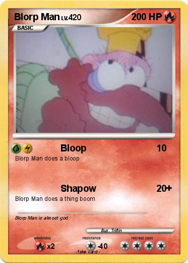 Pokemon Blorp Man