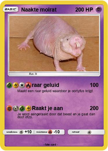 Pokemon Naakte molrat