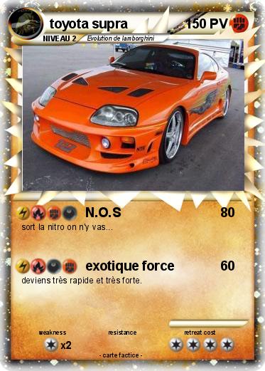 Pokemon toyota supra