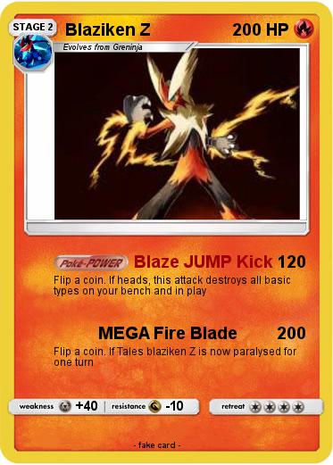 Pokemon Blaziken Z