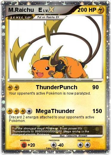 Pokemon M.Raichu   E
