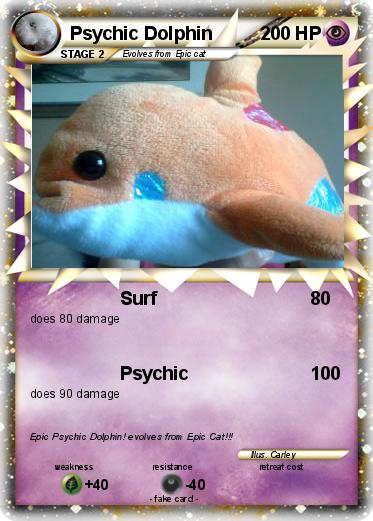 Pokemon Psychic Dolphin