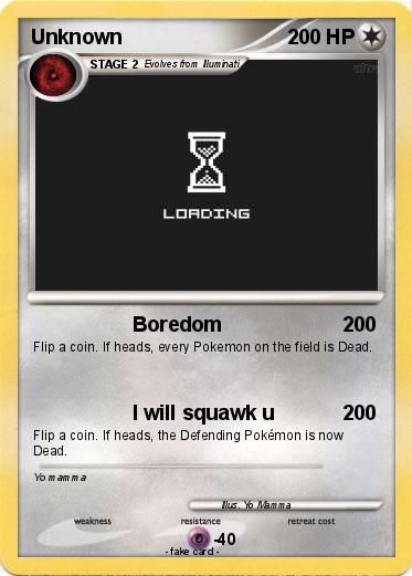 Pokemon Unknown