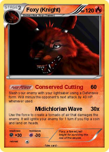 Pokemon Foxy (Knight)