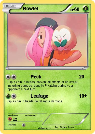 Pokemon Rowlet
