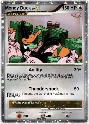 Pokemon Money Duck