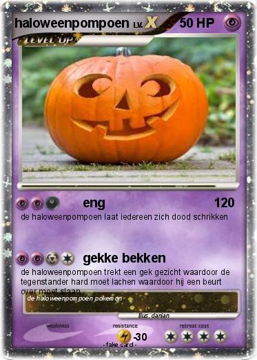 Pokemon haloweenpompoen