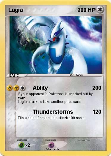 Pokemon Lugia