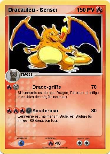 Pokemon Dracaufeu - Sensei