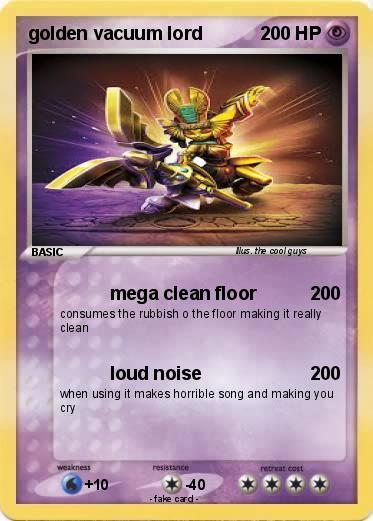 Pokemon golden vacuum lord