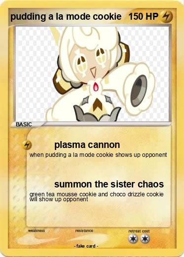 Pokemon pudding a la mode cookie