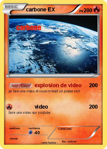 Pokemon carbone EX