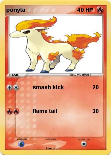 Pokemon ponyta