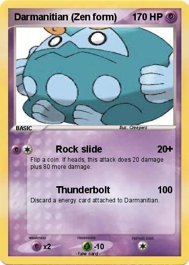 Pokemon Darmanitian (Zen form)