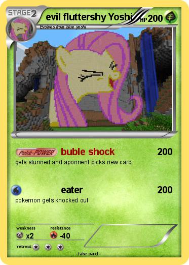 Pokemon evil fluttershy Yoshi