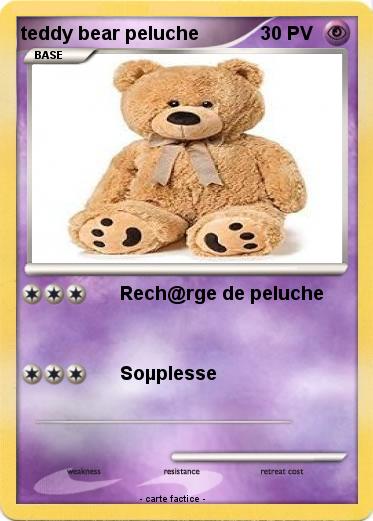 Pokemon teddy bear peluche