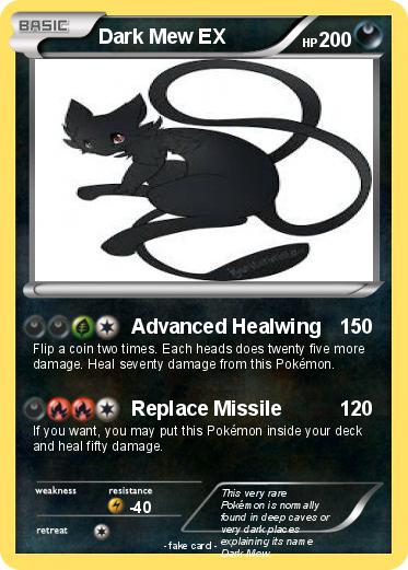 Pokemon Dark Mew EX