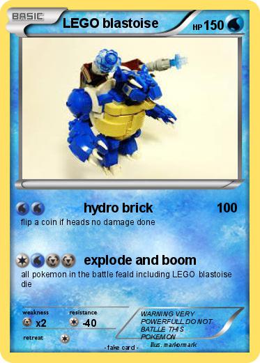 Pokemon LEGO blastoise
